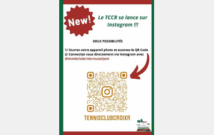 Le TCCR se lance sur Instagram !