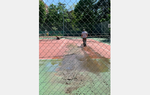 &quot;Lifting&quot; des courts du TCCR