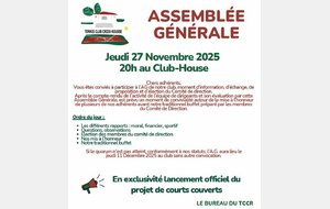 ASSEMBLEE GENERALE 27 Novembre 2025 20h