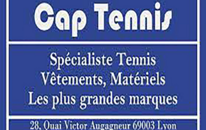 Cap Tennis Spécialiste du Tennis