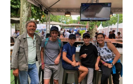 Belle journée des &quot;kids&quot; à l'Open Sopra Steria 